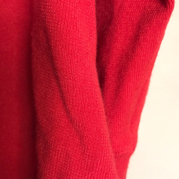Alice + Olivia Red Tie Back Knitted Top - Picture 8 of 10